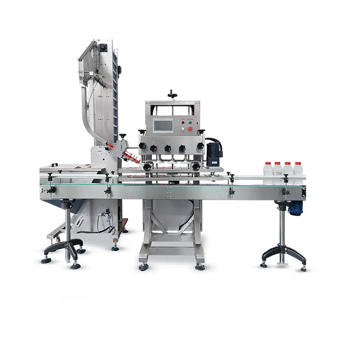 Ավտոմատ բարձր արագությամբ պլաստիկ պտուտակով ջրի շշի կափարիչ մեքենա