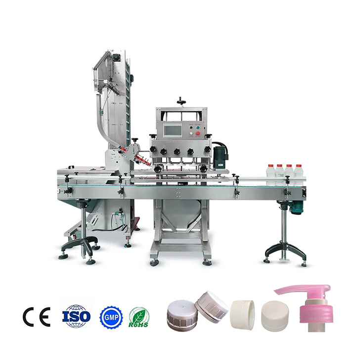 Շամպունի համար լիարժեք ավտոմատ ապակե շշով ծածկող մեքենա