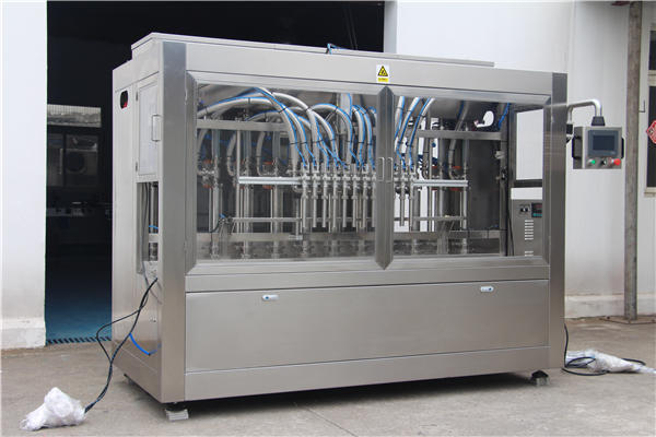 Լիովին ավտոմատ մեղրով լցոնող մեքենա շշերի մեջ