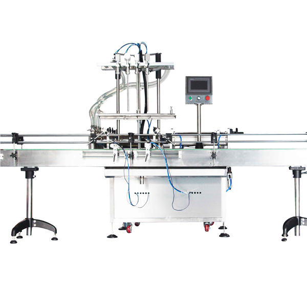 Ավտոմատ 8, 10, 12 գլխի լոսյոն մխոցով լցնող մեքենա / լցանյութ
